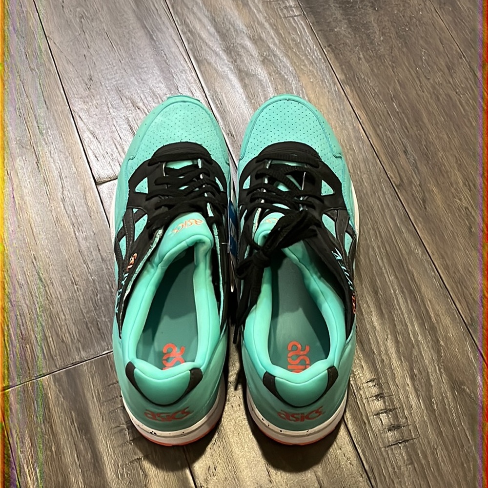 ASICS Gel Lyte V Miami Shoes Sneakers new turquoise H607N 7890 Men’s Size 11.5 - Picture 7 of 10